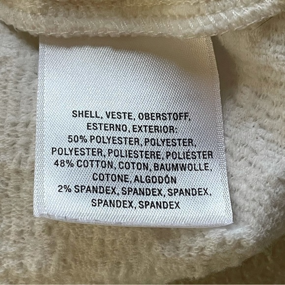 Anthropologie White Off Shoulder all around elastic smocking Blouse Anthro - Picture 10 of 11